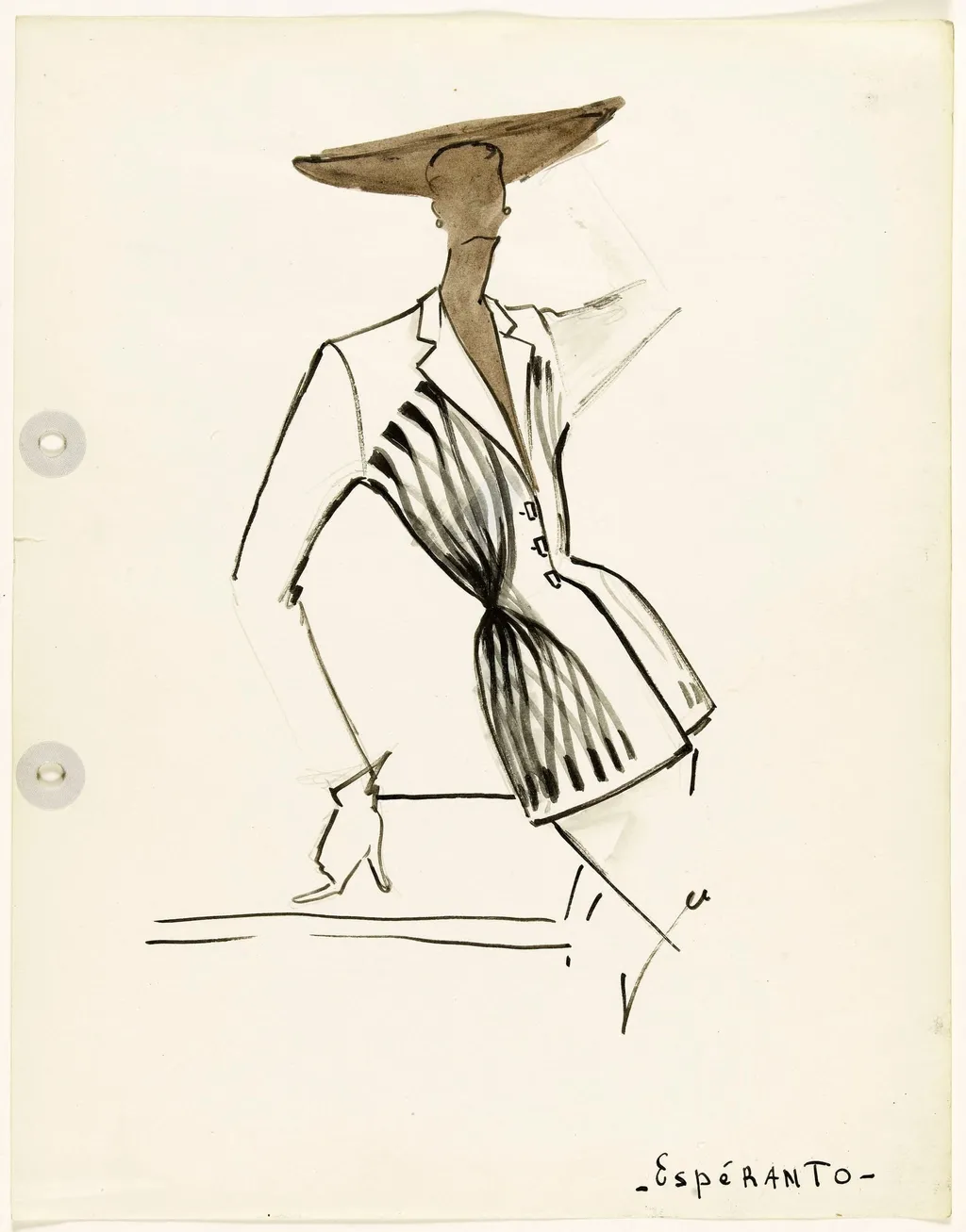 Esperanto, by Carven, 1951