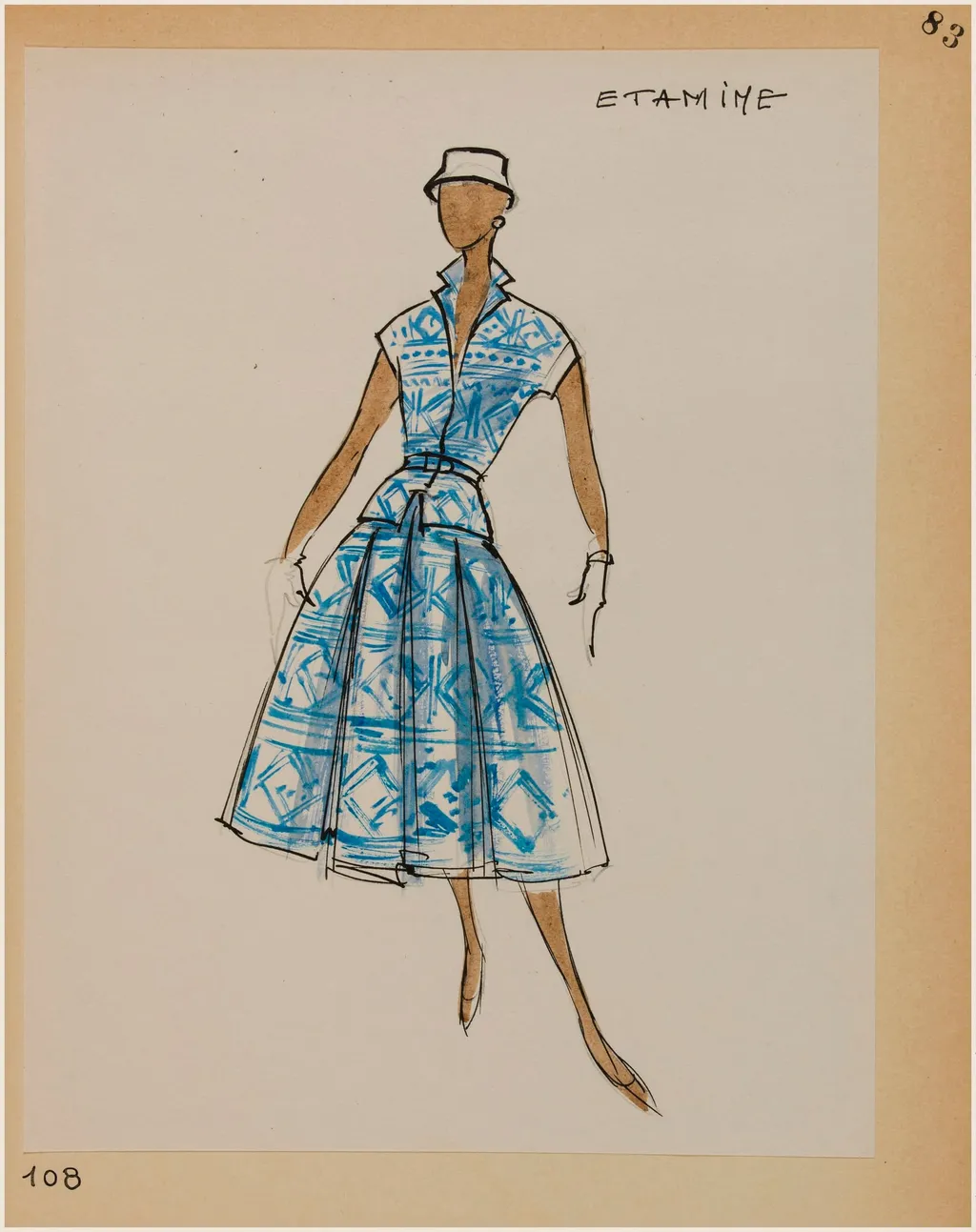 Etamine, by Carven, 1956