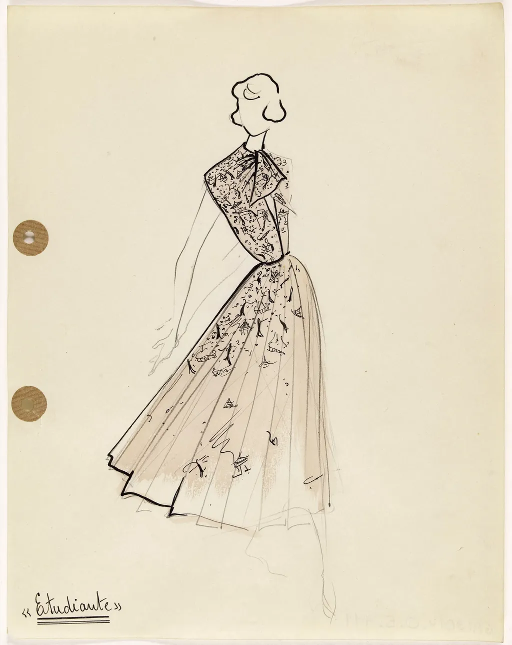 'Etudiante', by Carven, 1949