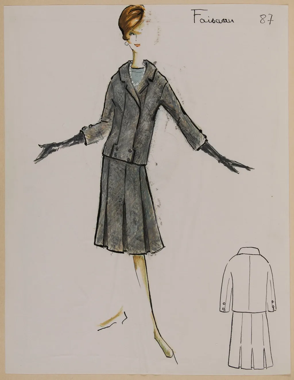 Faisceau, by Carven, 1960