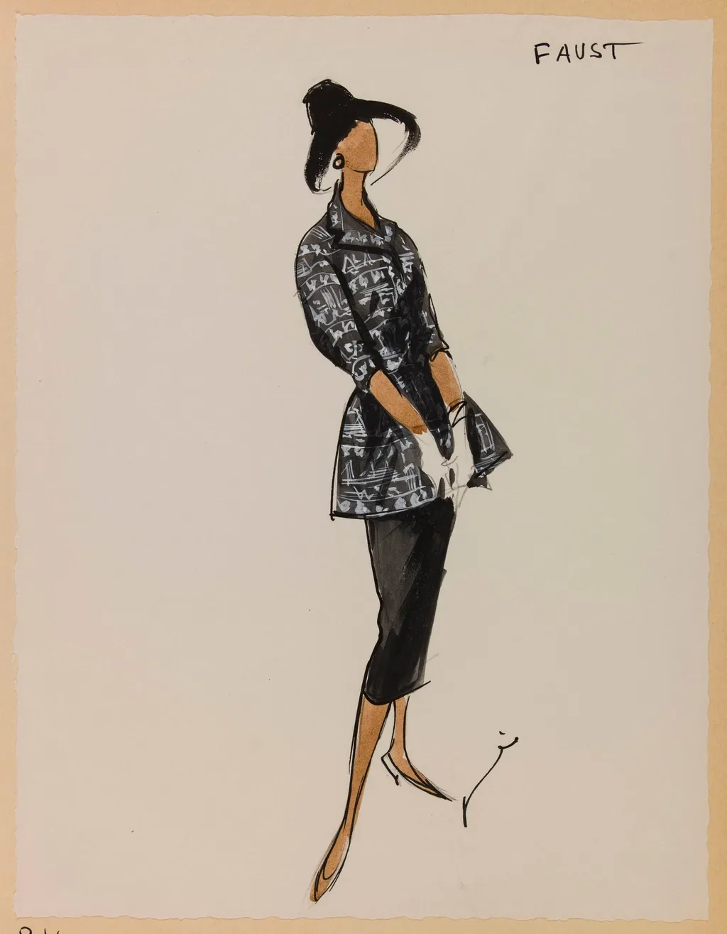 Faust, by Carven, 1956