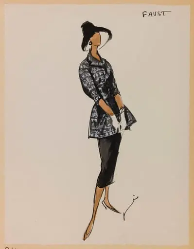 Faust, by Carven, 1956