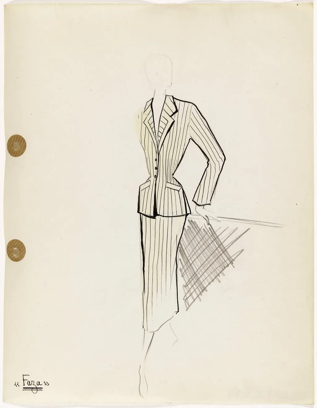 'Faza', by Carven, 1949