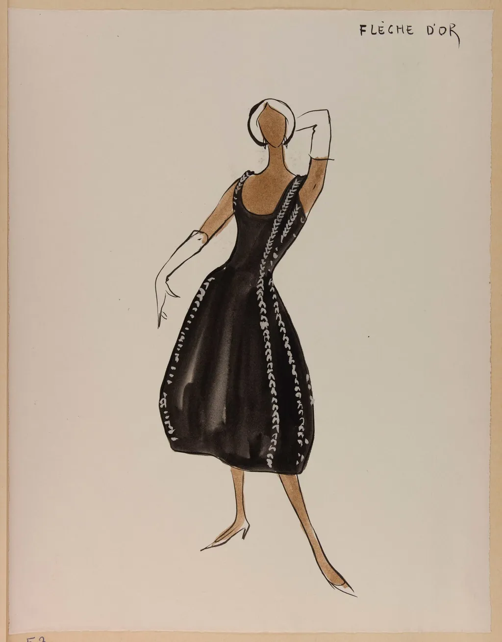 Flèche d'or, by Carven, 1956