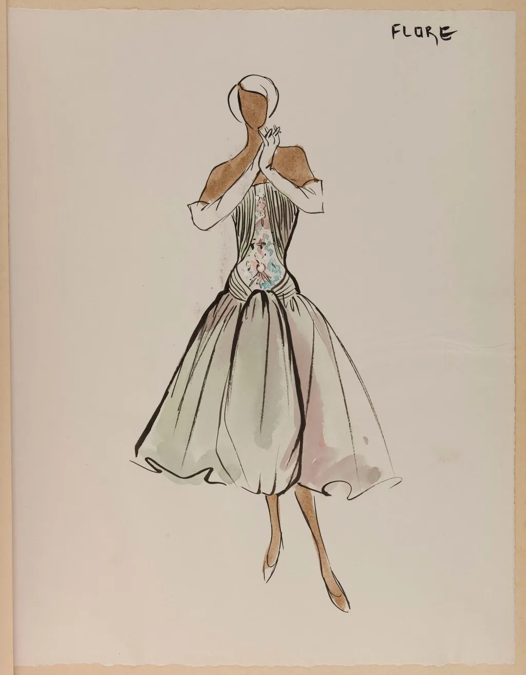 Flore, by Carven, 1956