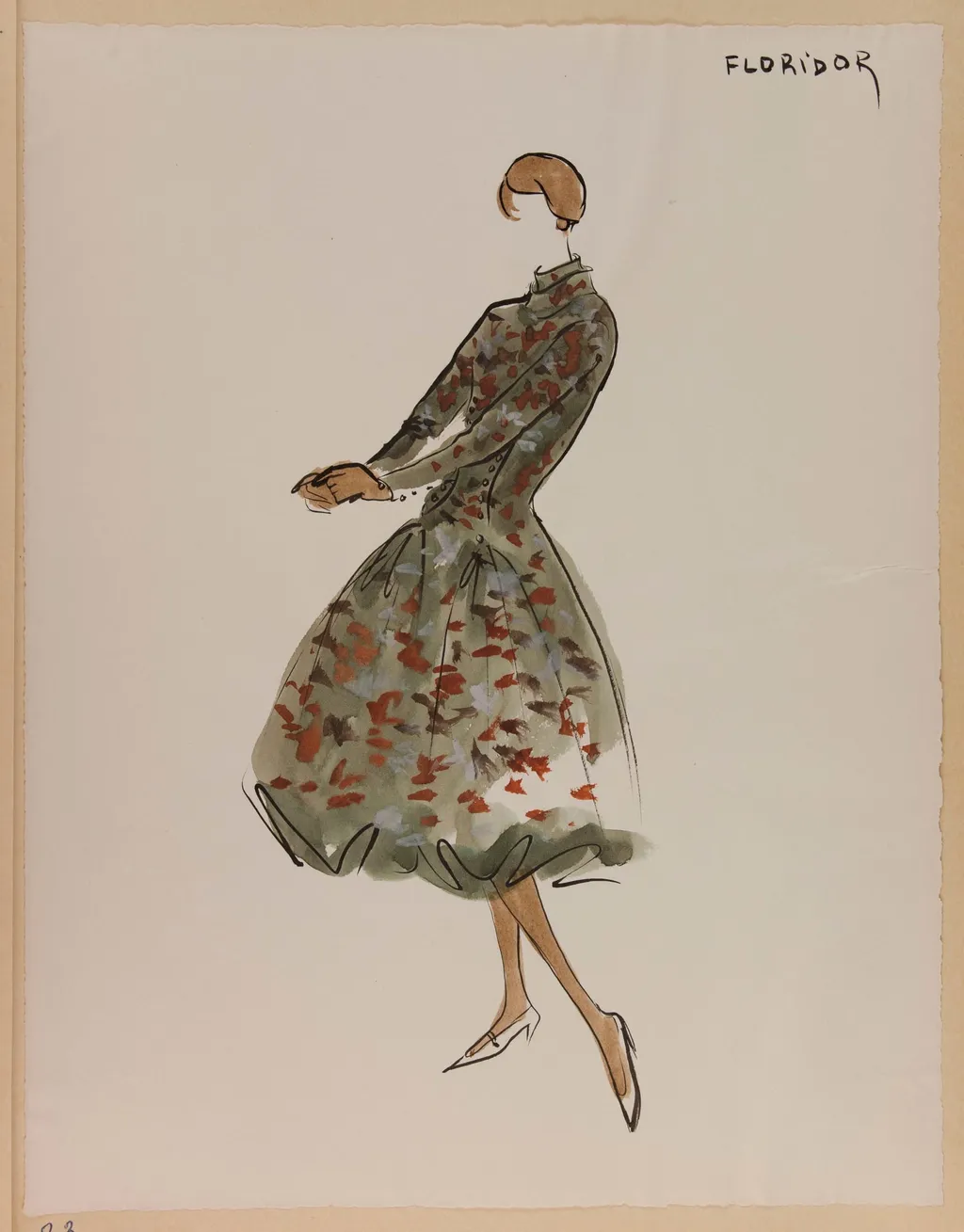 Floridor, by Carven, 1956