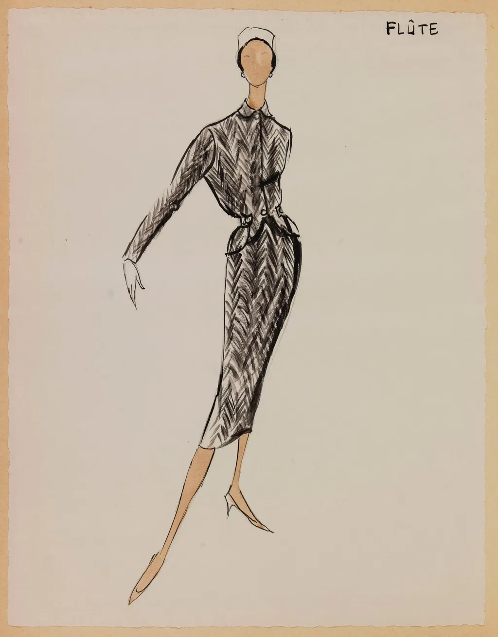 Flûte, by Carven, 1956