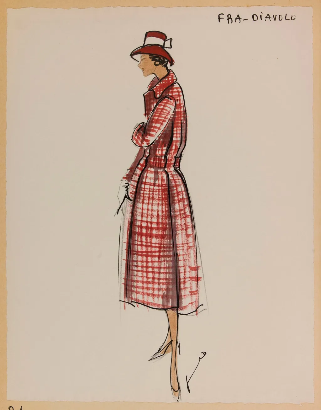 Fra-diavolo, by Carven, 1956