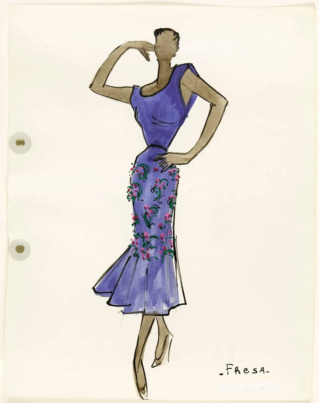 'Fresa', by Carven, 1951