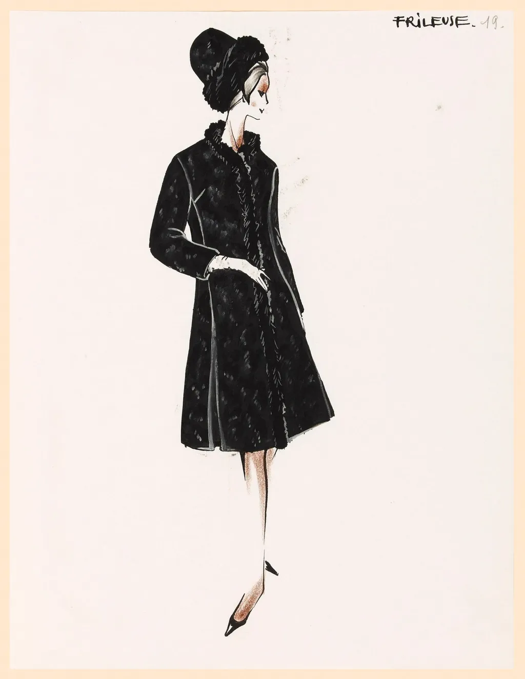 Frileuse, by Carven, 1962