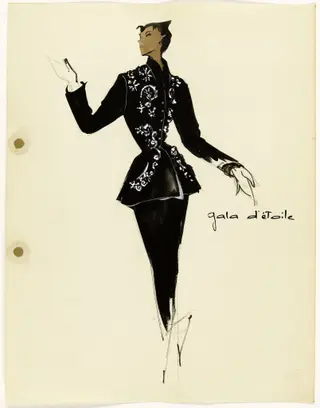 'Gala d'étoile', by Carven, 1951