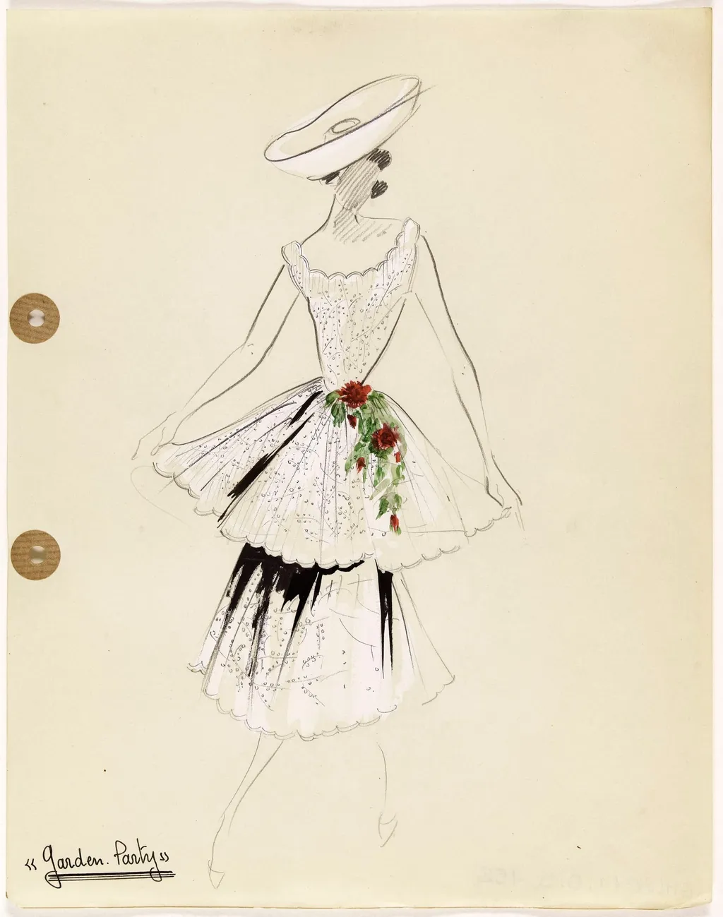 'Garden-Party', by Carven, 1949