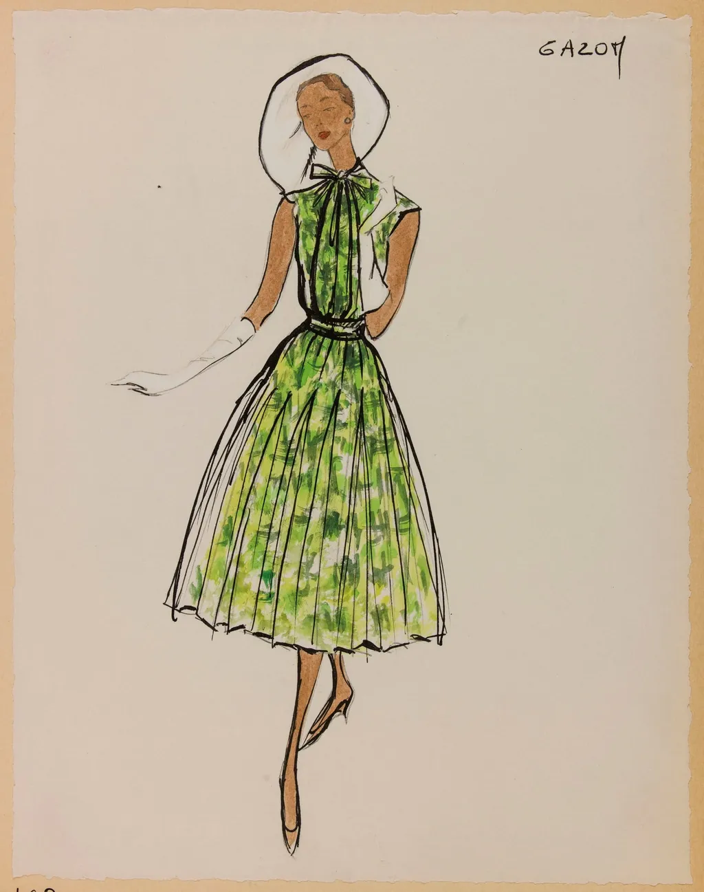 Gazon, by Carven, 1956