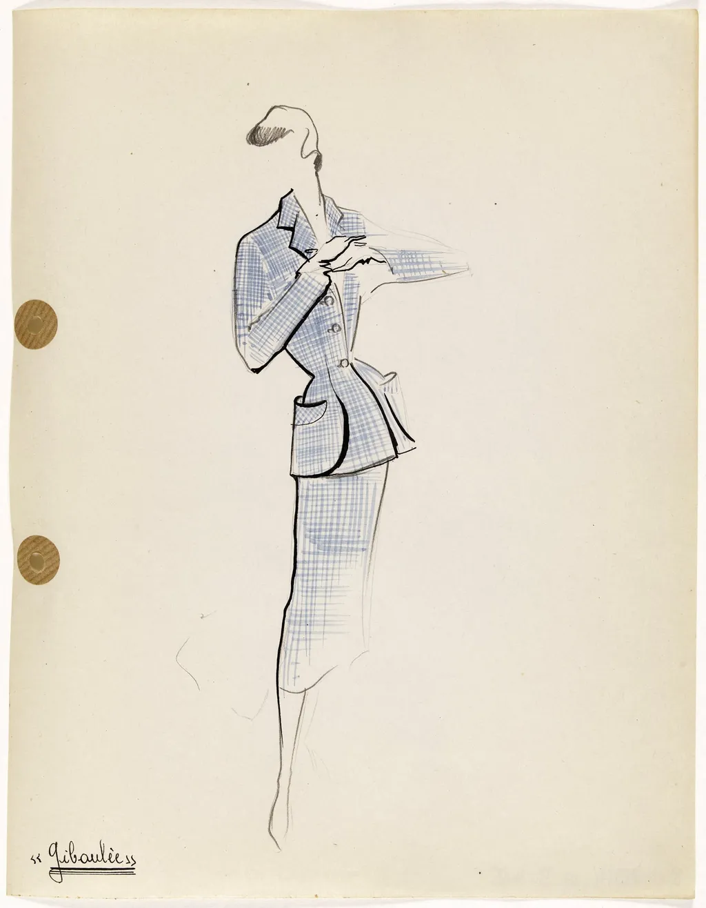 'Giboulée', by Carven, 1949