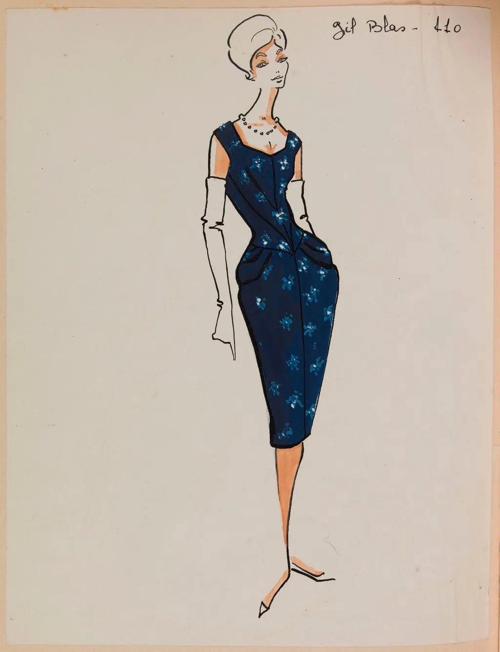 Gil Blas, by Carven, 1958