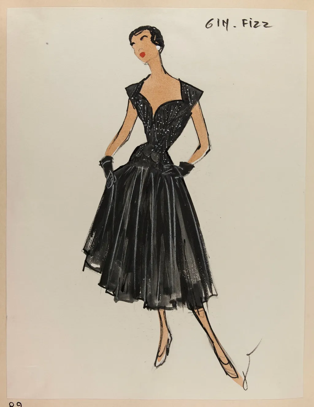Gin Fizz, by Carven, 1952