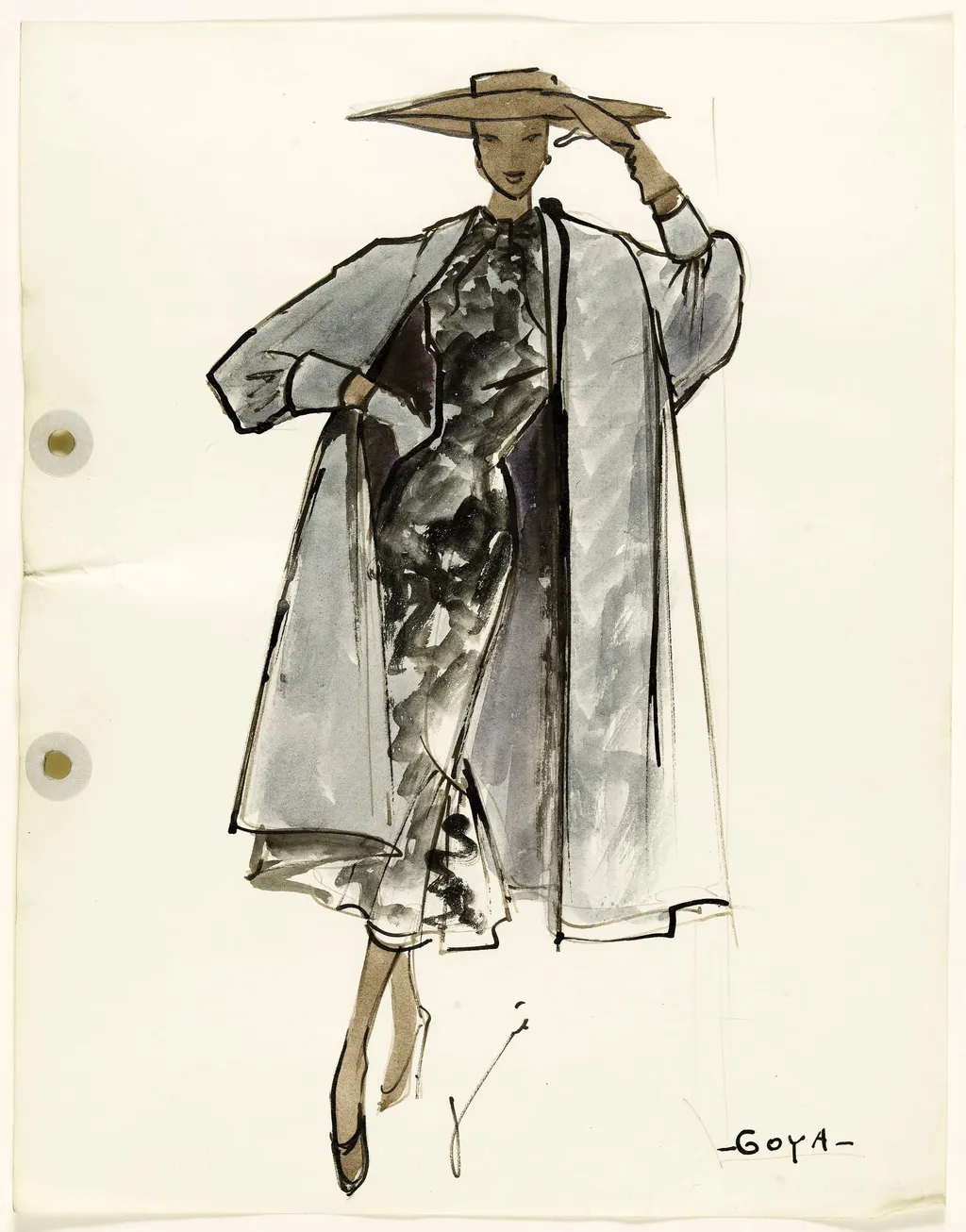 'Goya', by Carven, 1951