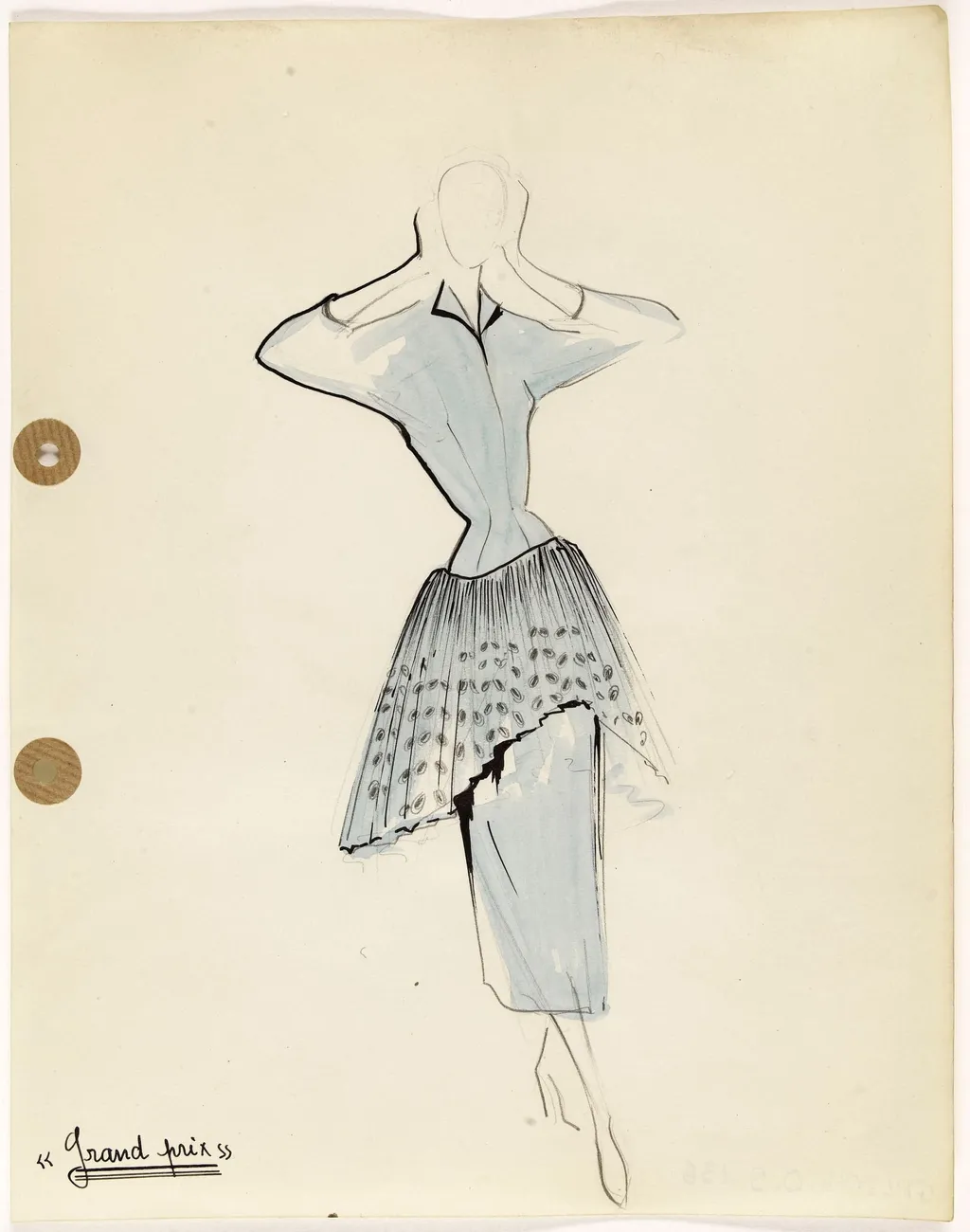 'Grand prix', by Carven, 1949
