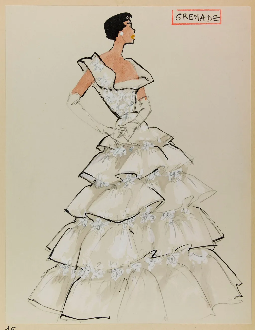 Grenade, by Carven, 1953