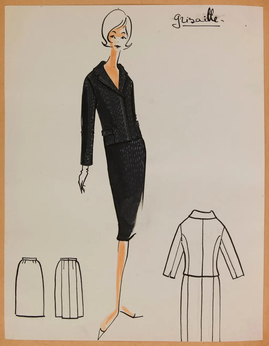 Grisaille, by Carven, 1958