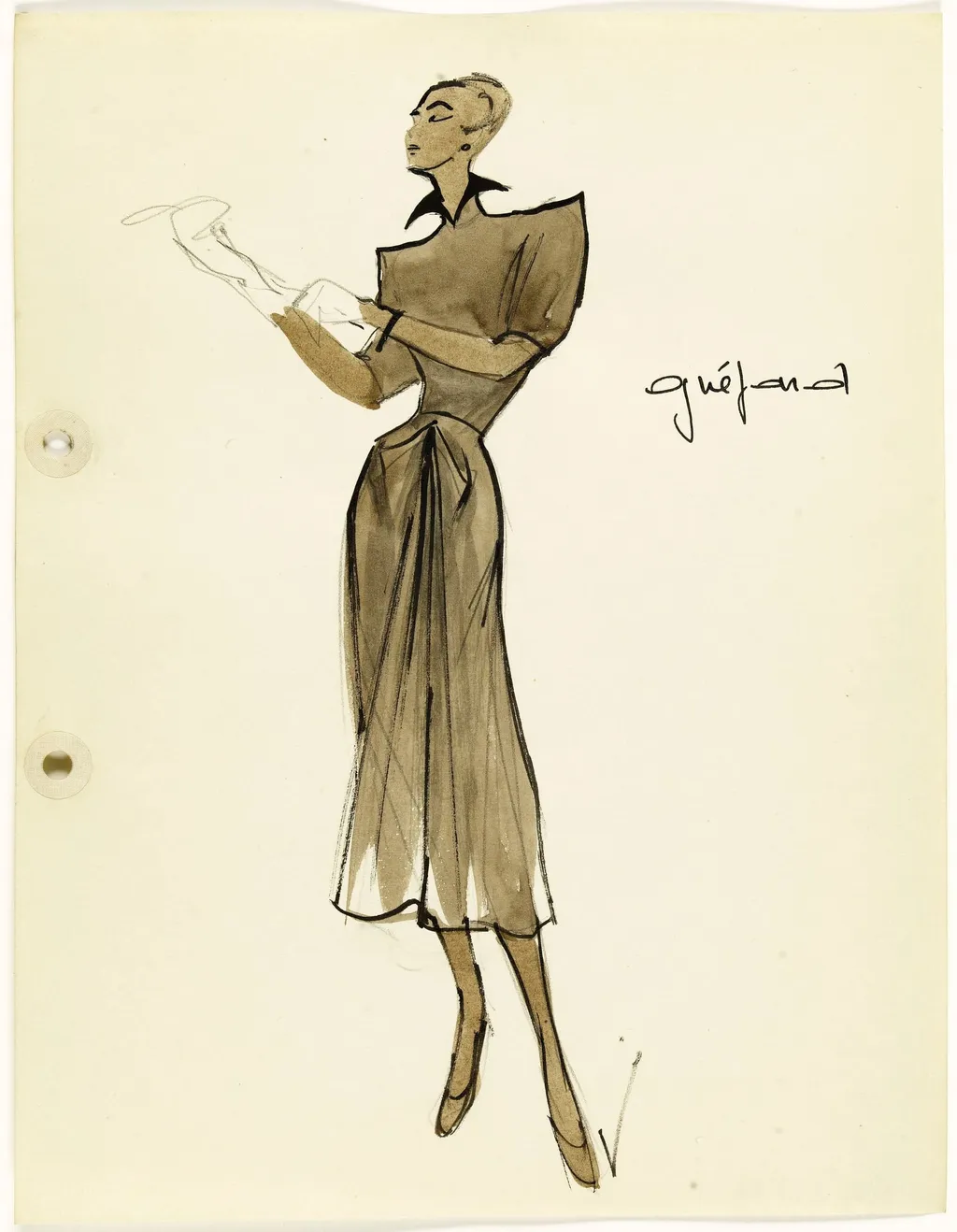 'Guépard', by Carven, 1951
