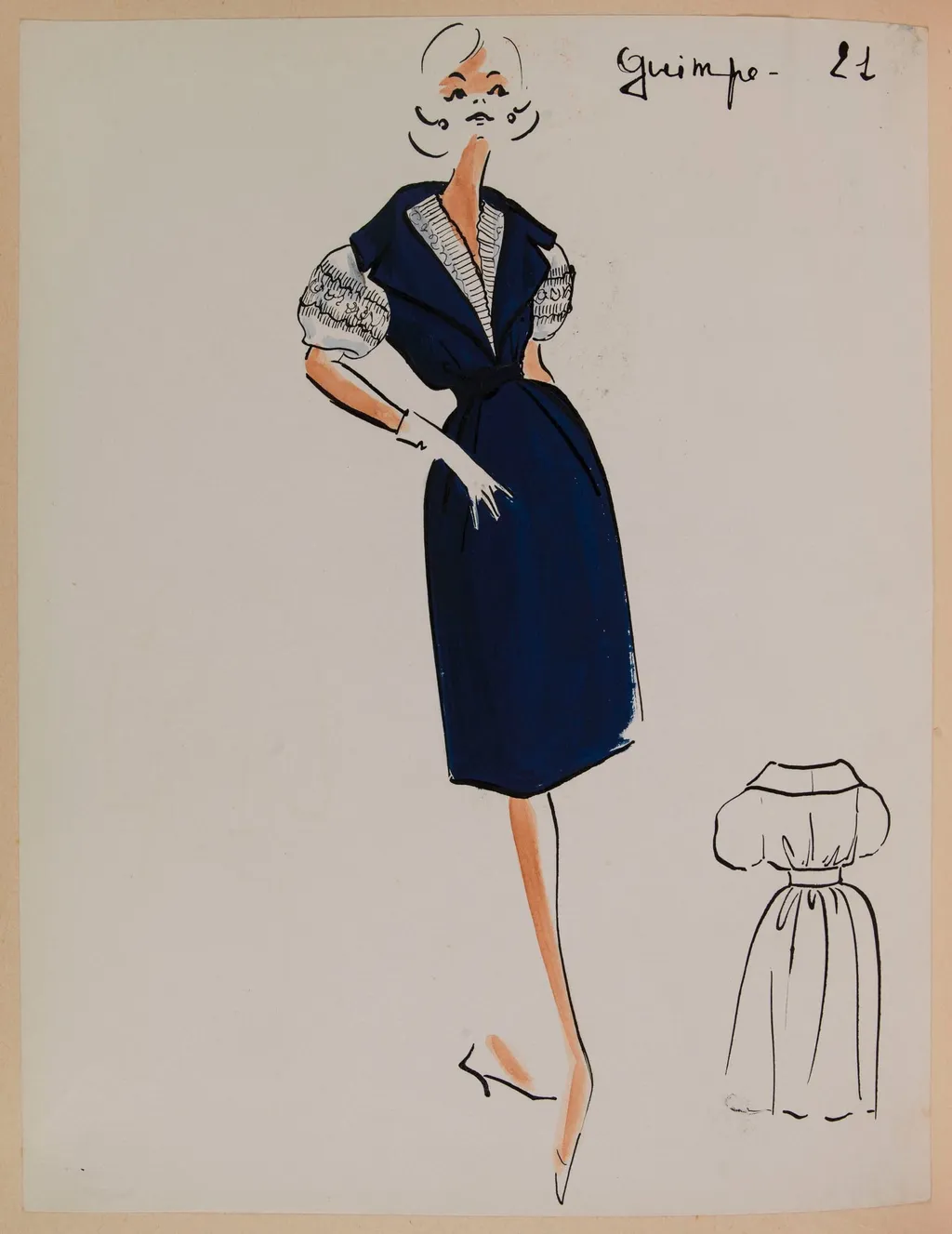 Guimpe, by Carven, 1958