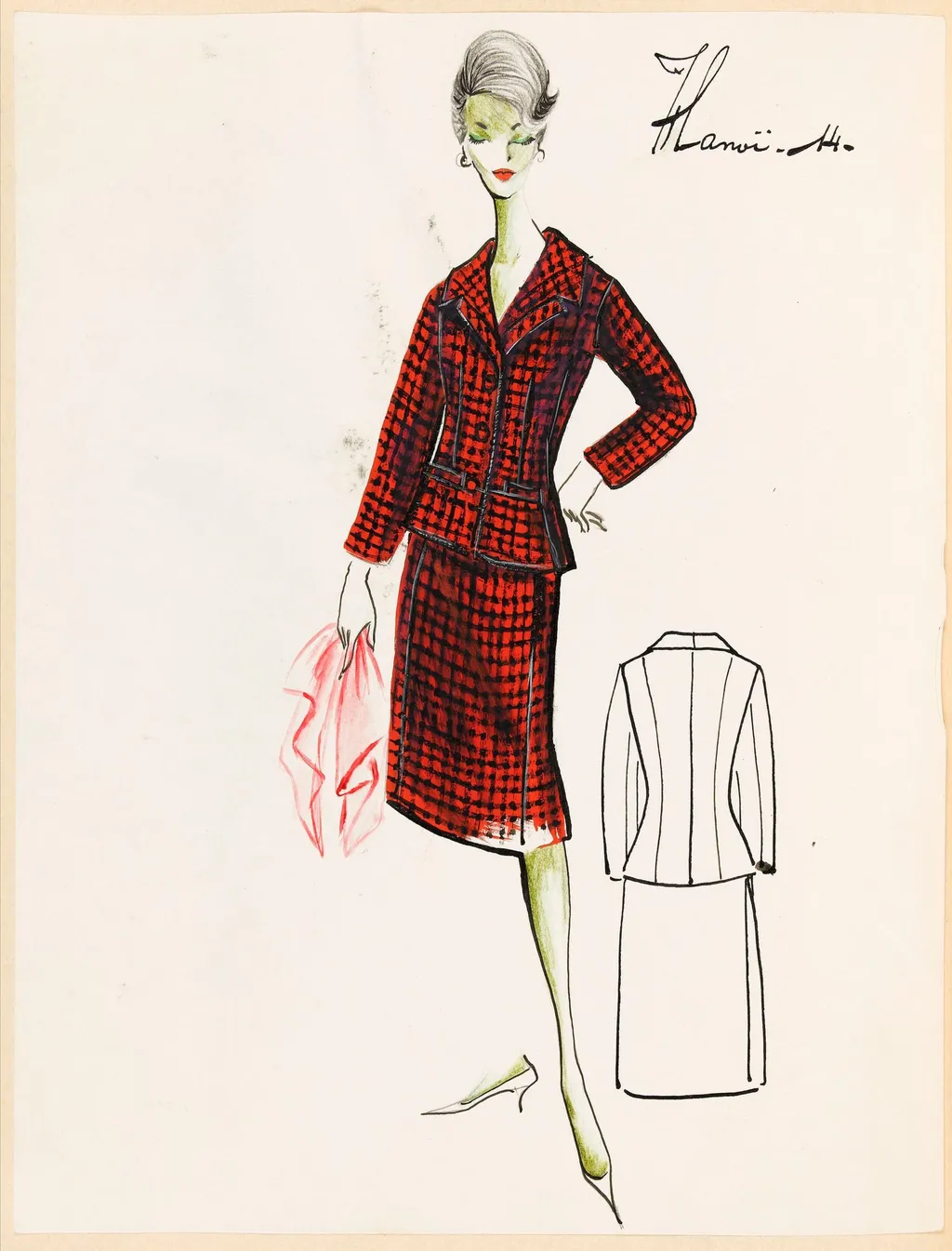 Hanoï, by Carven, 1959