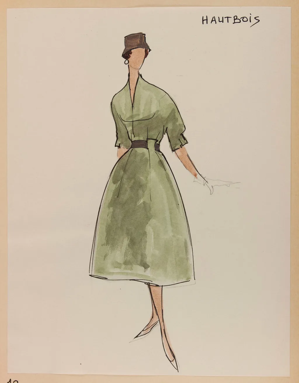 Hautbois, by Carven, 1955