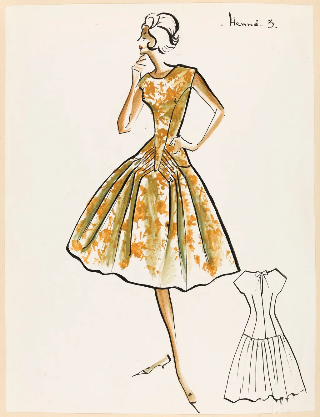 Henné, by Carven, 1959