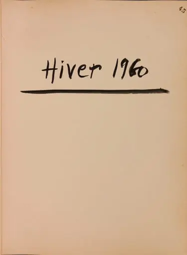 Hiver 1960, by Carven