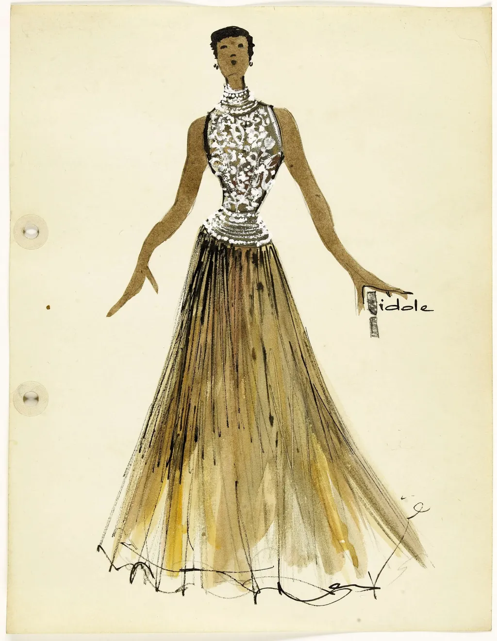 'Idole', by Carven, 1951