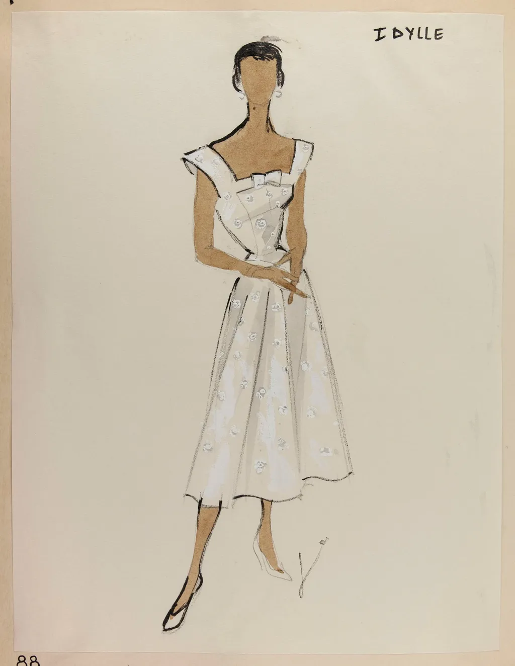 Idylle, by Carven, 1952