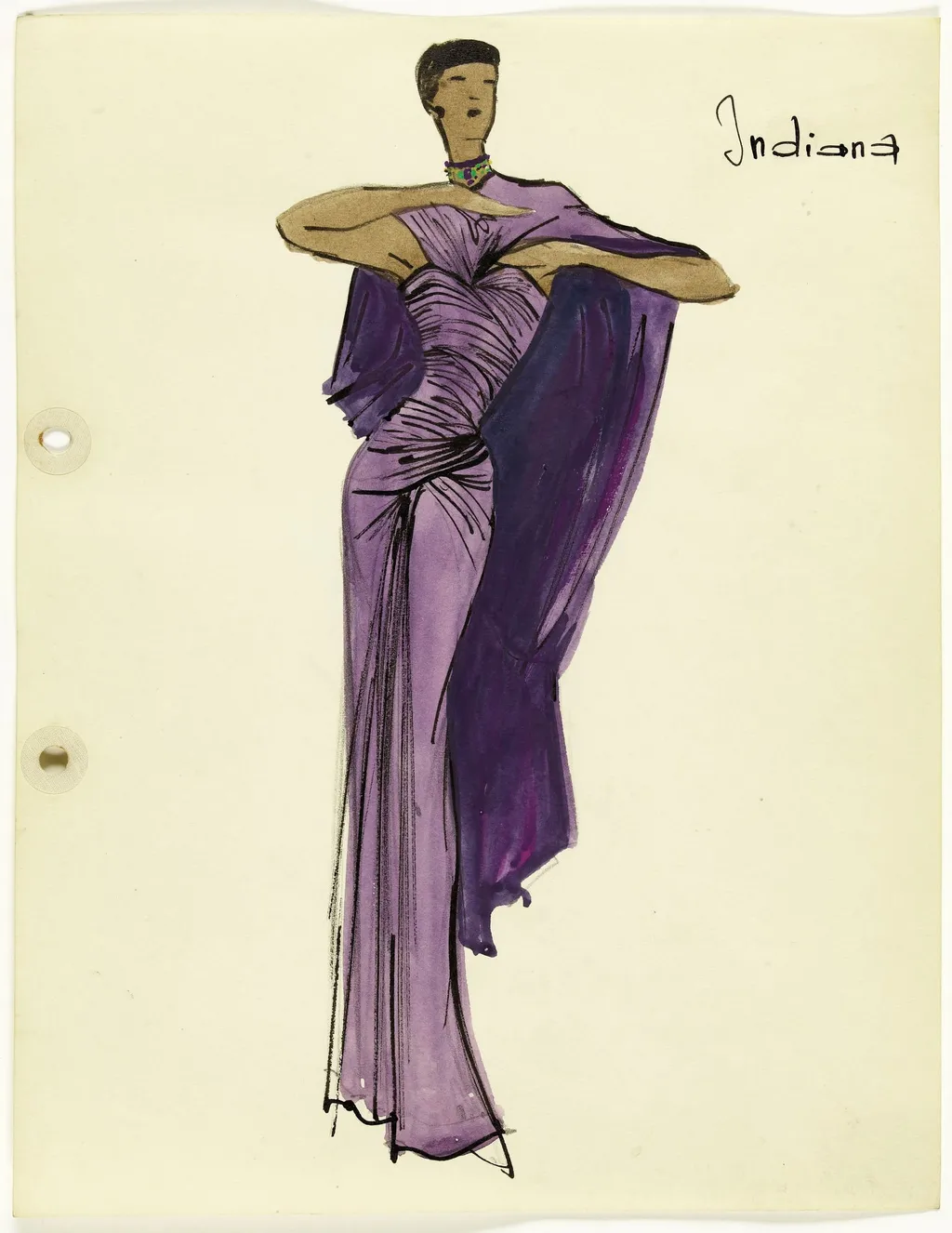 'Indiana', by Carven, 1951