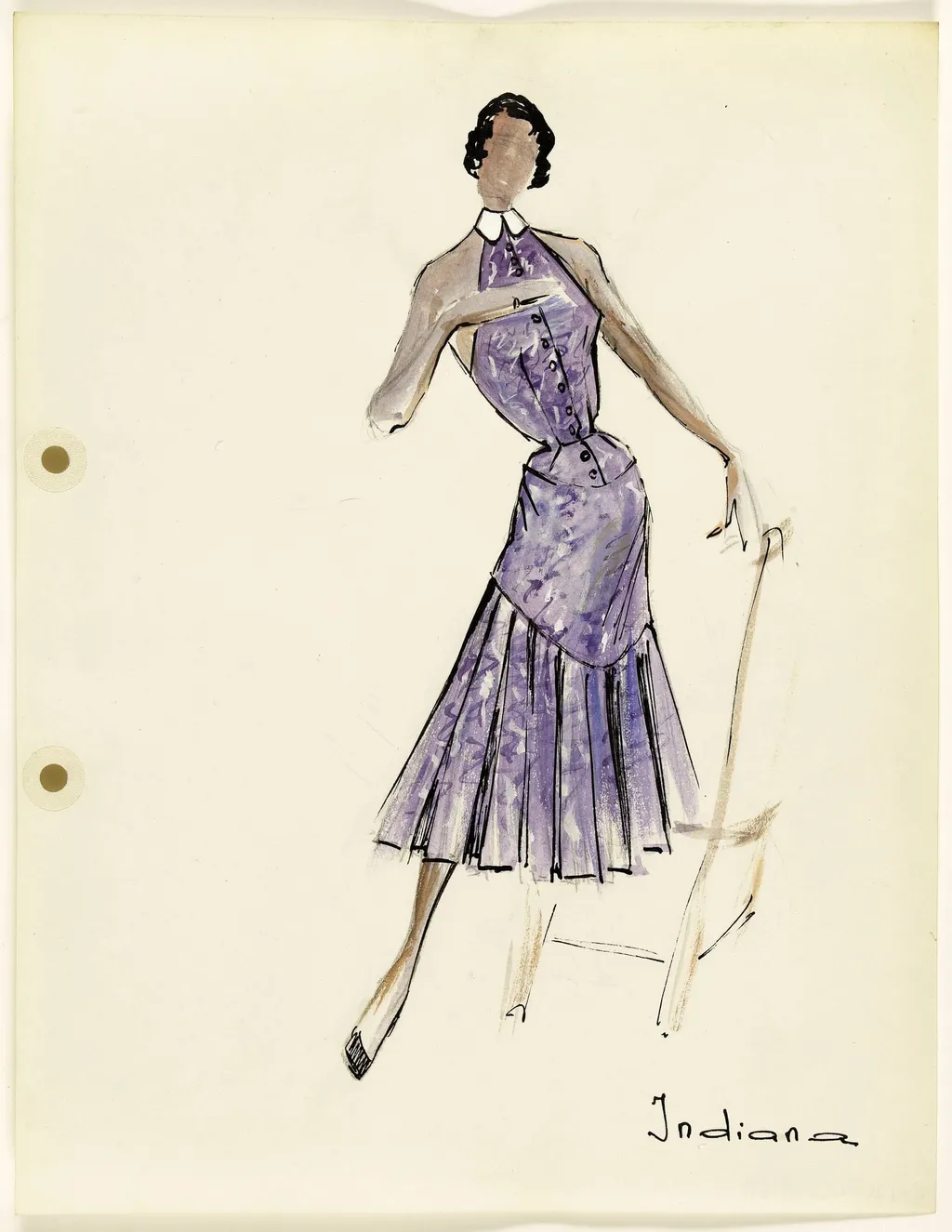 'Indiana', by Carven, 1951