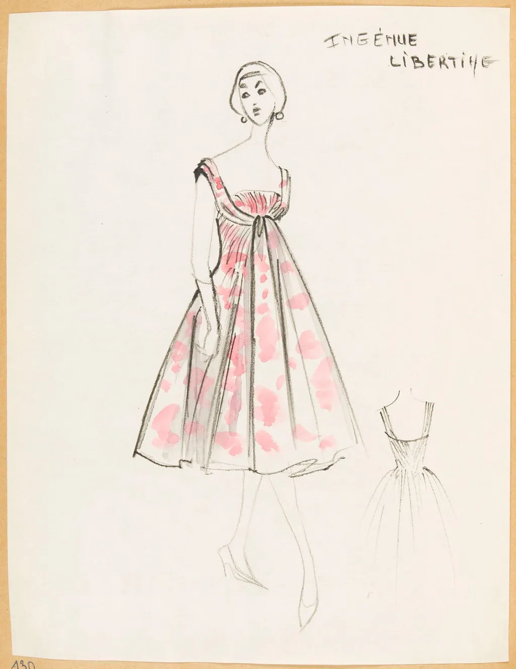Ingénue libertine, by Carven, 1957
