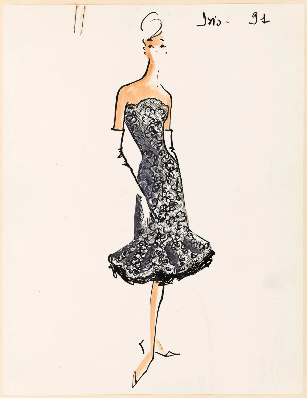 Isis, by Carven, 1959