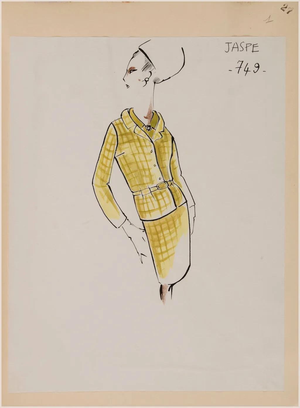 Jaspe, by Carven, 1965