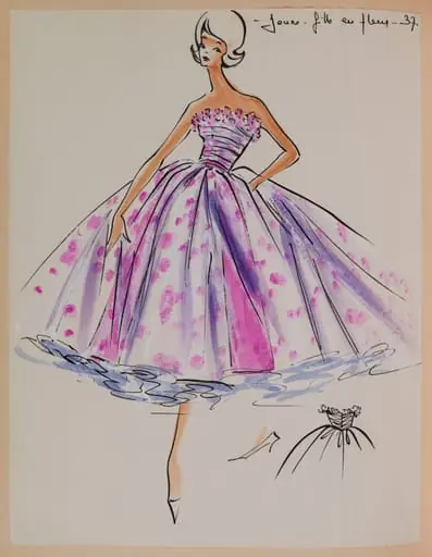 Jeune fille en fleurs, by Carven