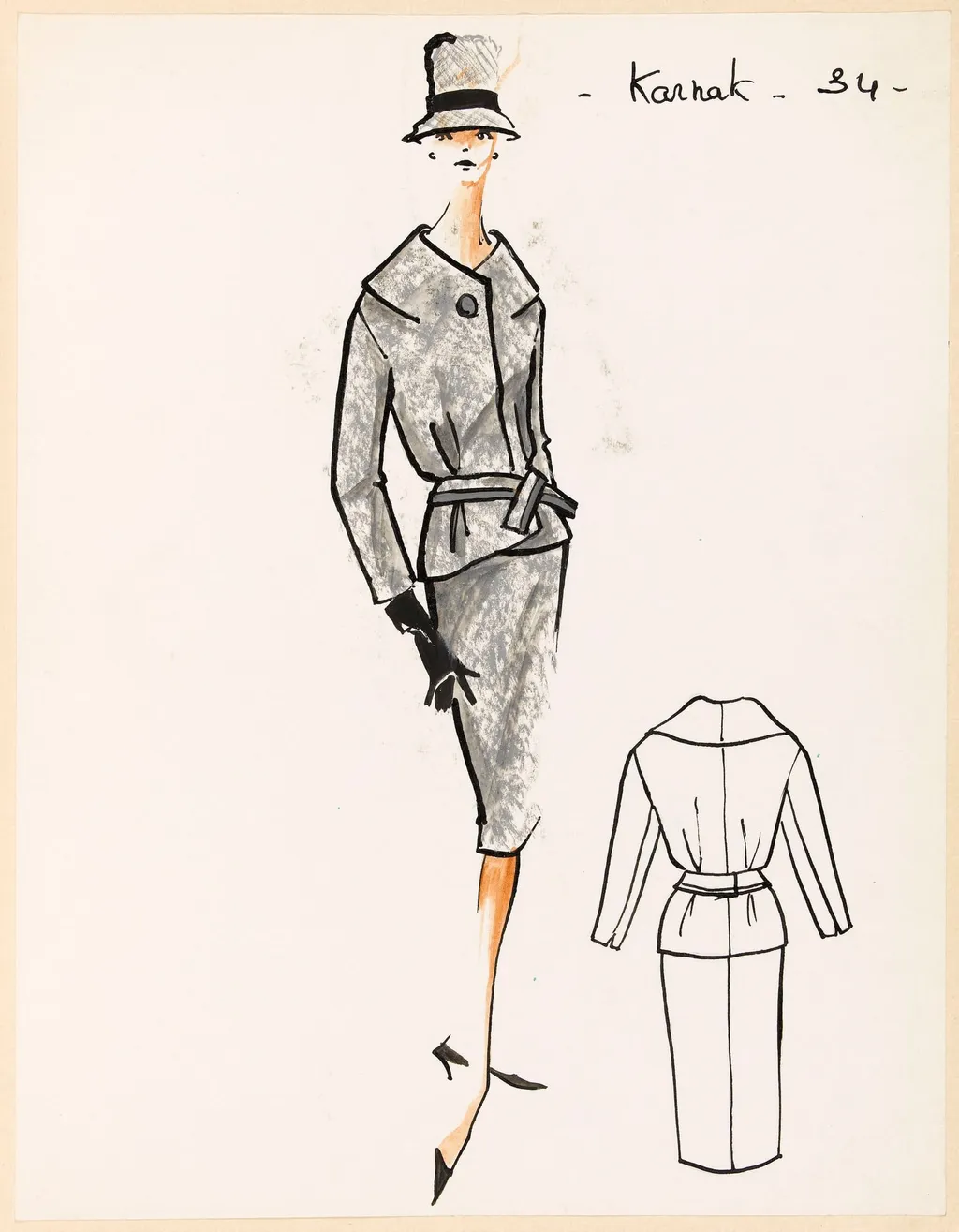 Karnak, by Carven, 1959