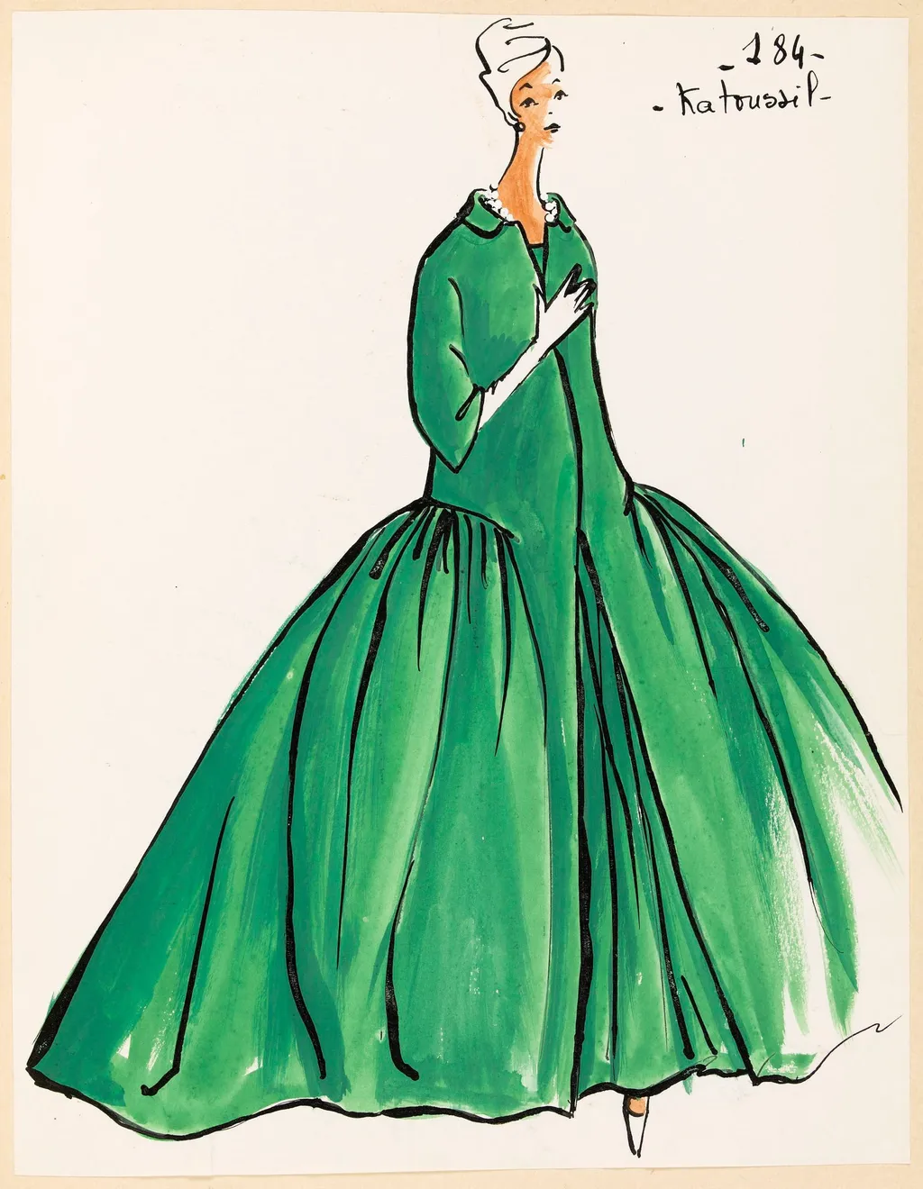 Katoussil, by Carven, 1959
