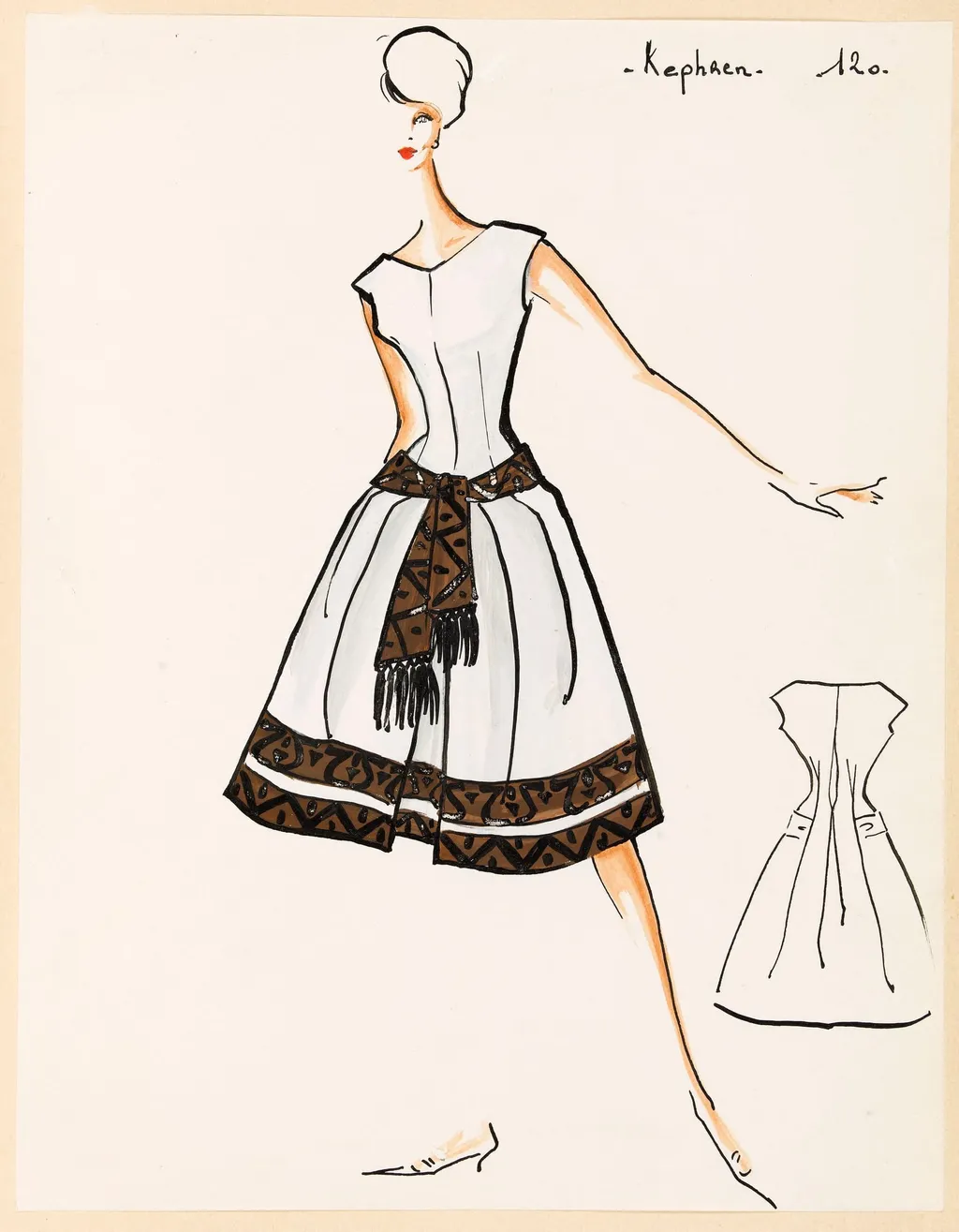 Kephren, by Carven, 1959