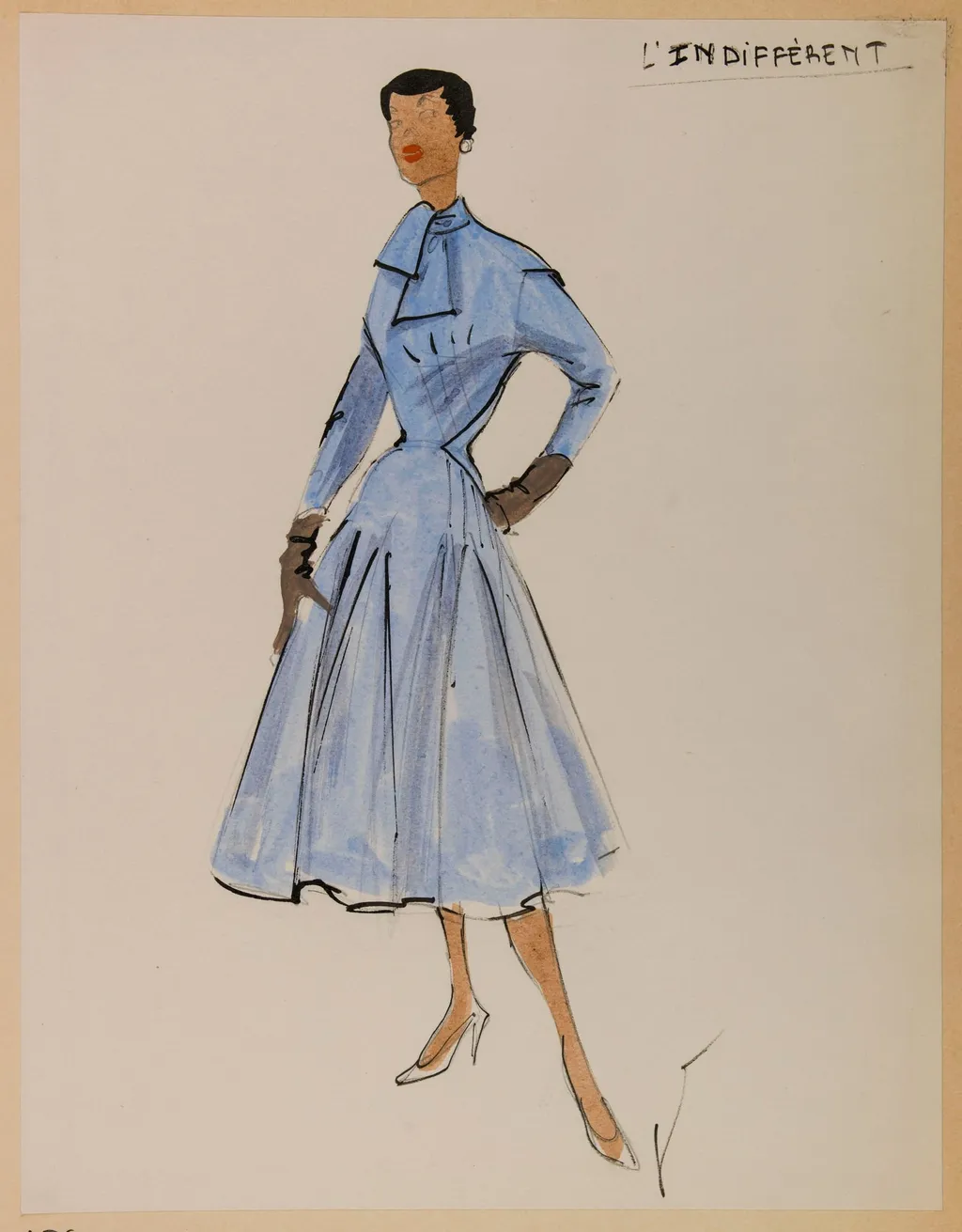 L'indifférent, by Carven, 1953