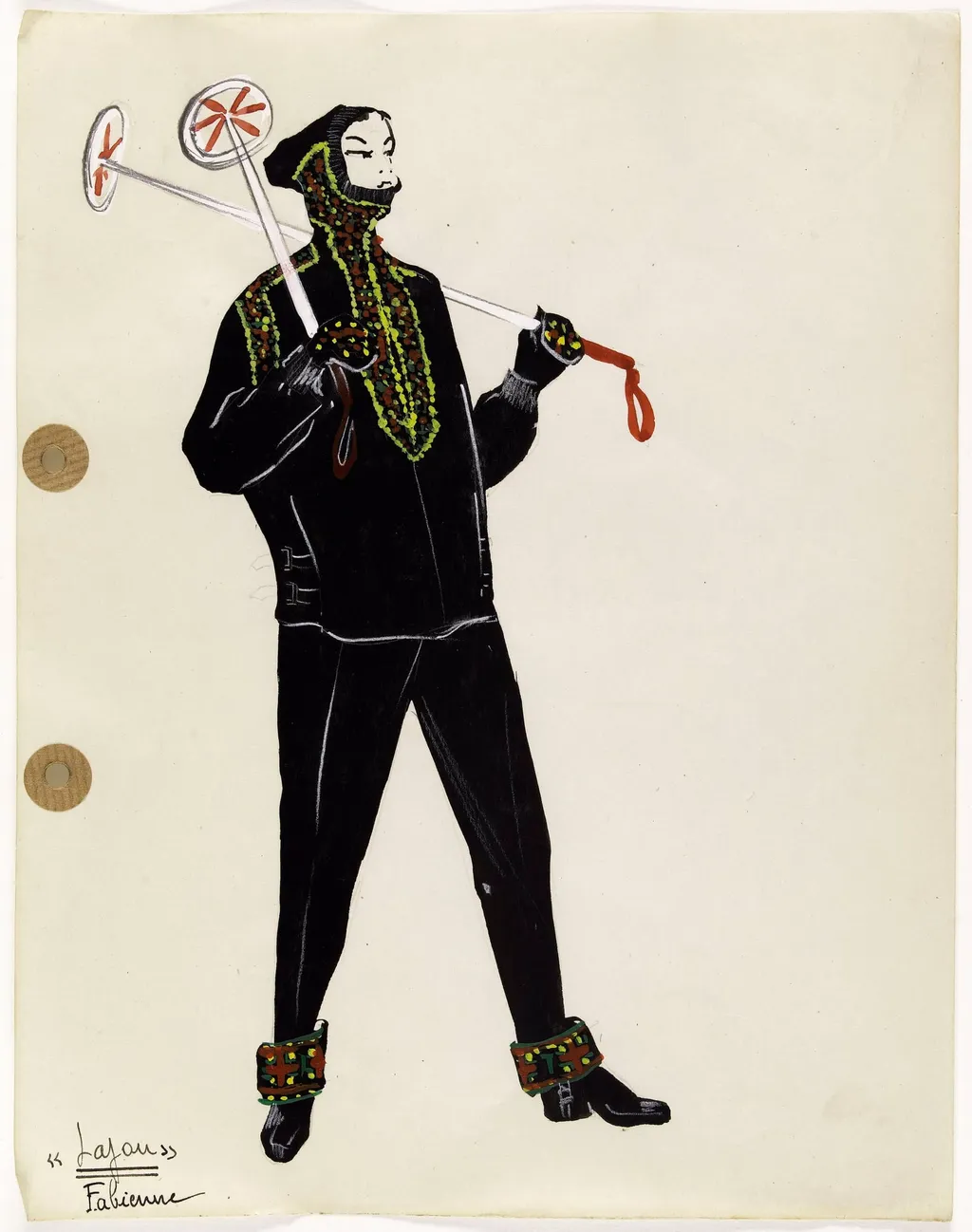 'Lajou', by Carven, 1949