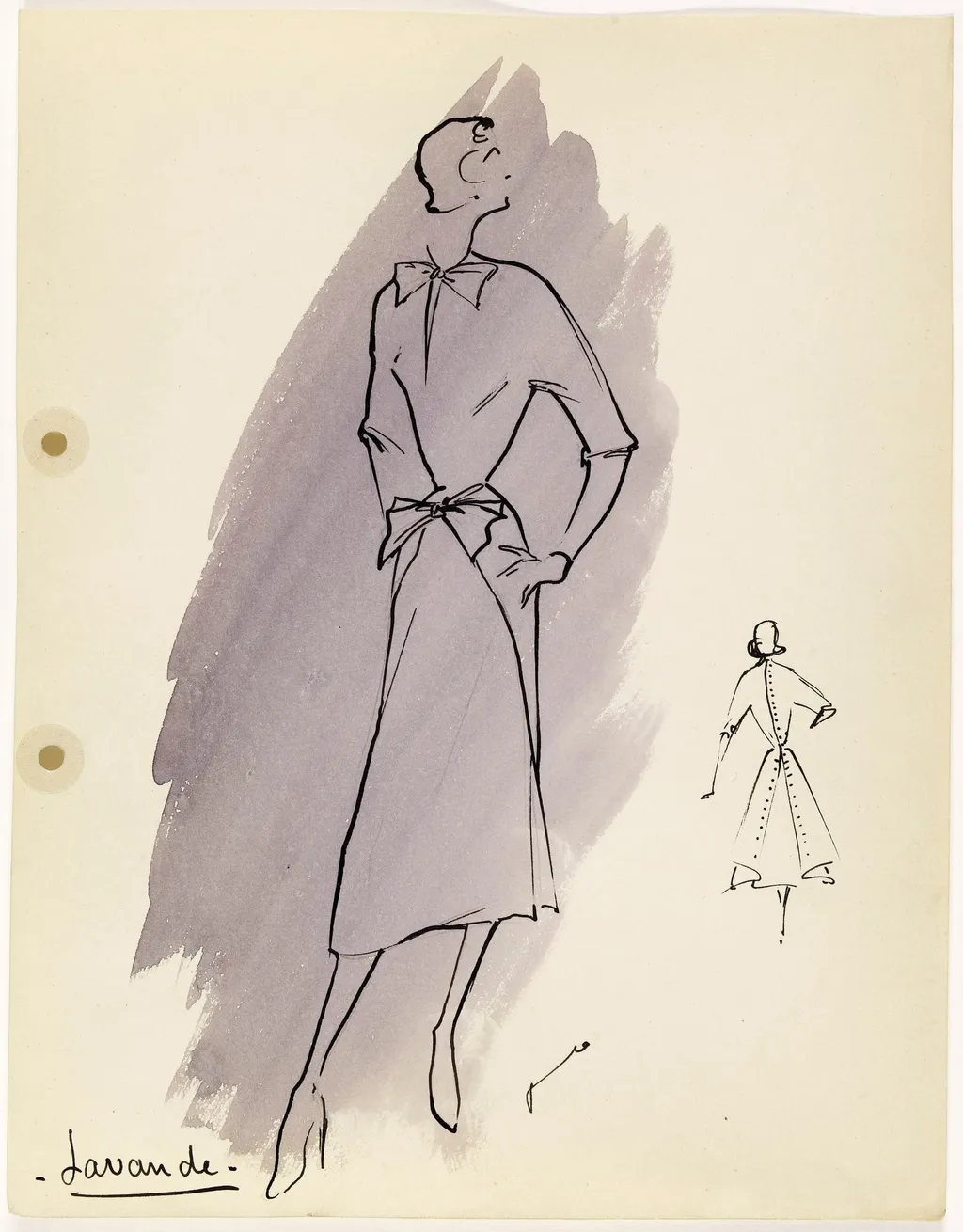 'Lavande', by Carven, 1949