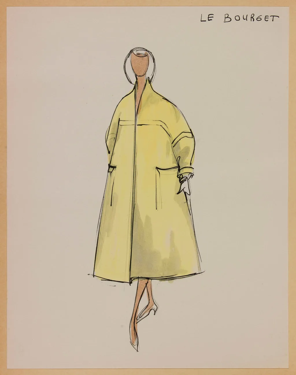 Le Bourget, by Carven, 1956