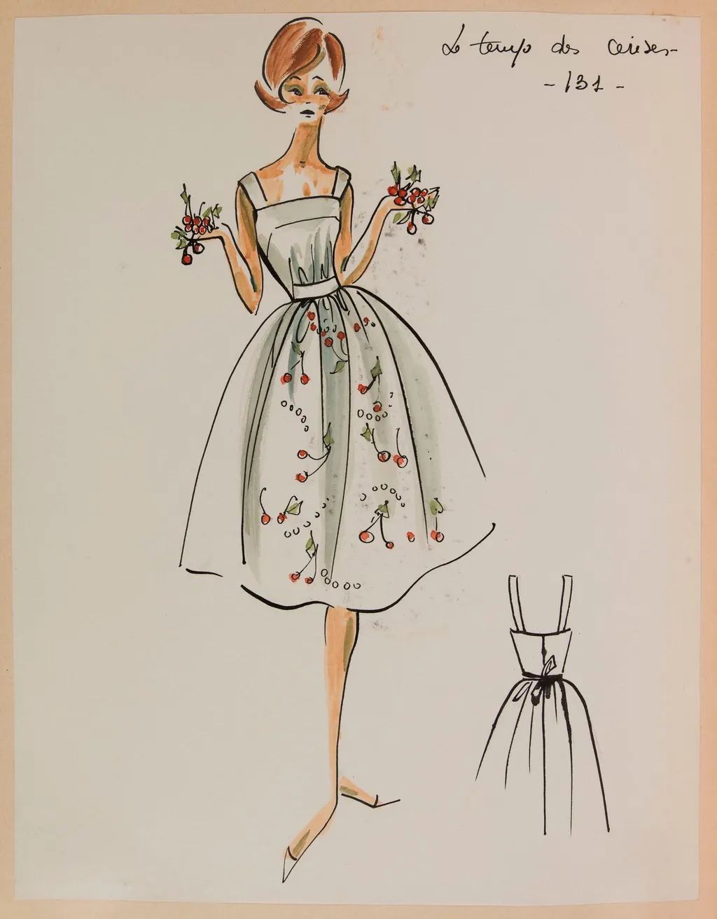 Le temps des cerises, by Carven, 1958