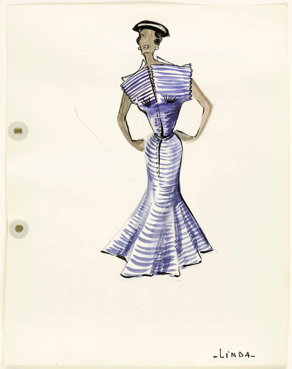 'Linda', by Carven, 1951