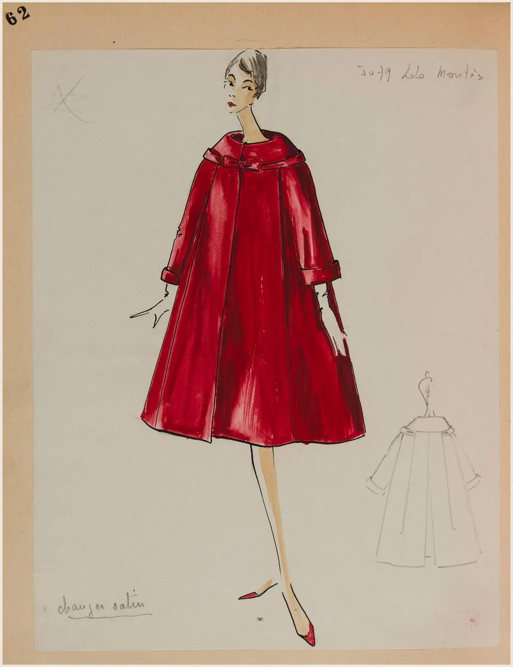 Lola Montès, by Carven, 1958