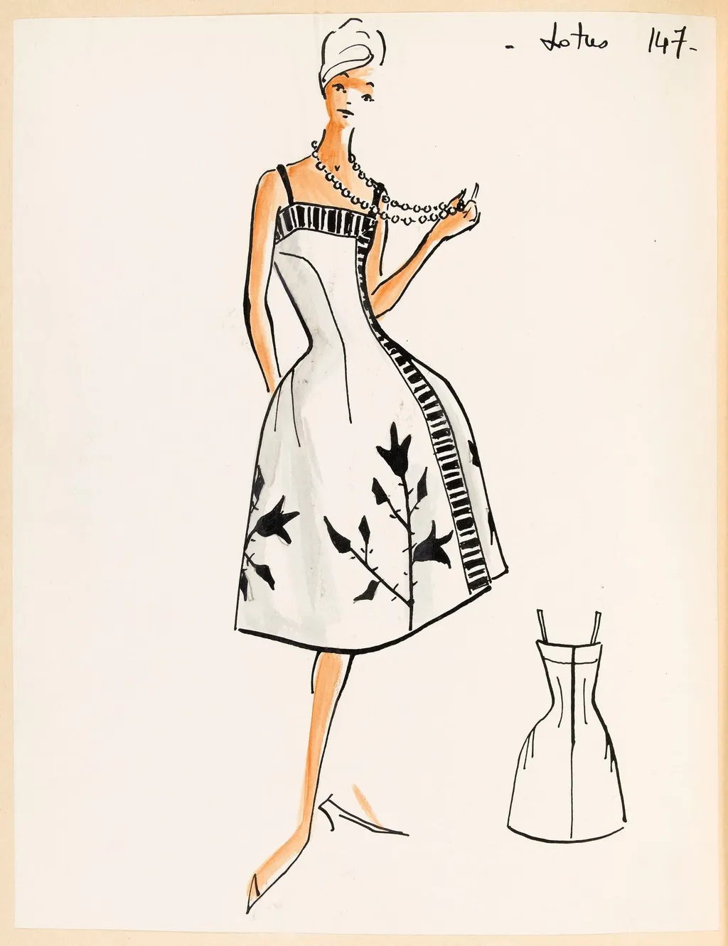 Lotus, by Carven, 1959