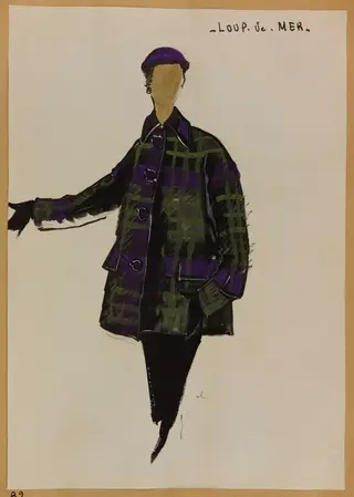 Loup de mer, by Carven, 1952